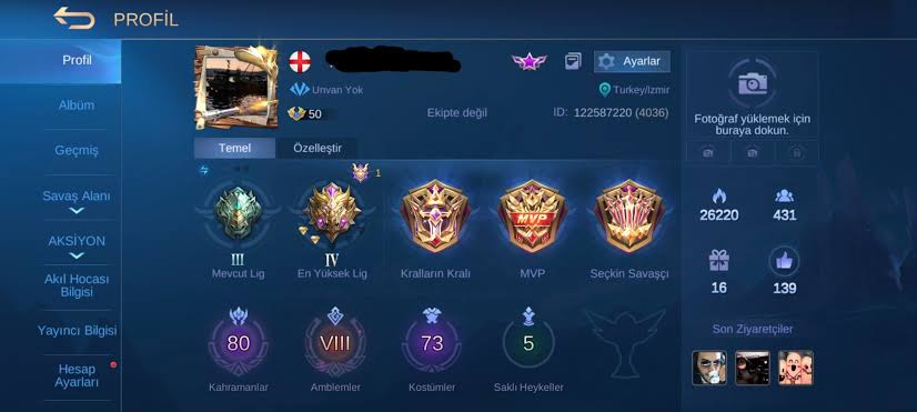 Mobile Legends Yeni Hesap Açma 