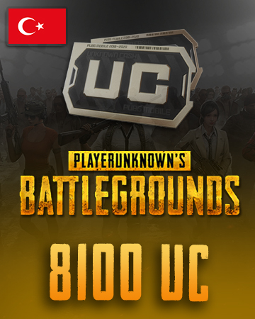 PUBG Mobile ID 8100 UC [TR]