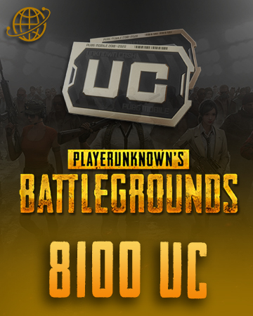 PUBG Mobile ID 8100 UC [Global]