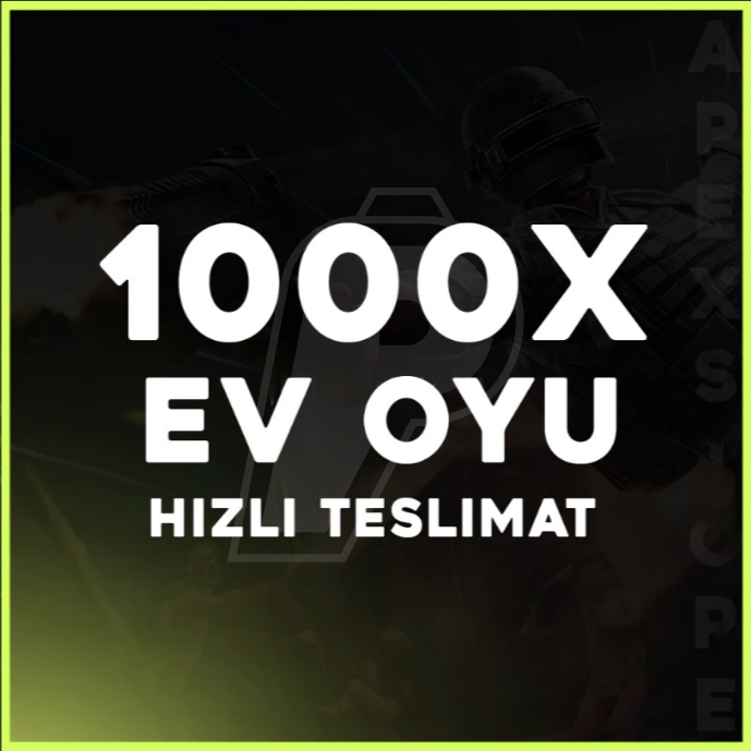 ⭐1000x EV OYU⭐ HIZLI TESLİMAT⭐+500 BAŞARILI İŞLEM GÜVENCESİYLE