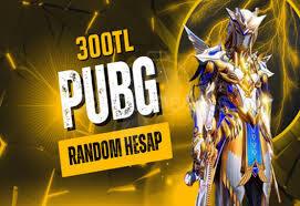 300 TL PUBG RANDOM HESAP