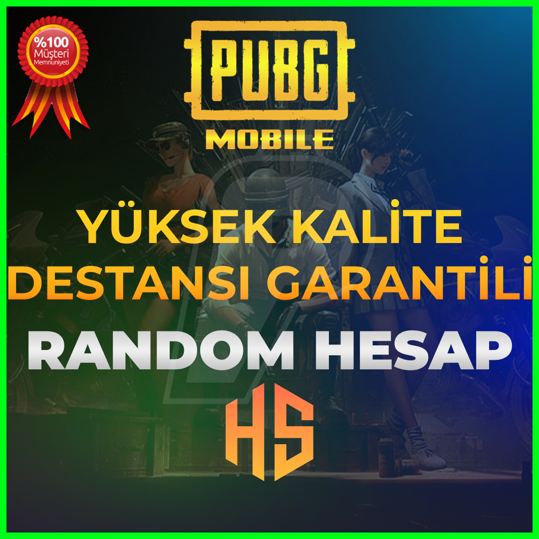 ⭐YÜKSEK KALİTELİ DESTANSI GARANTİLİ⭐%100 GARANTİLİ RANDOM HESAP PUBG MOBİLE⭐