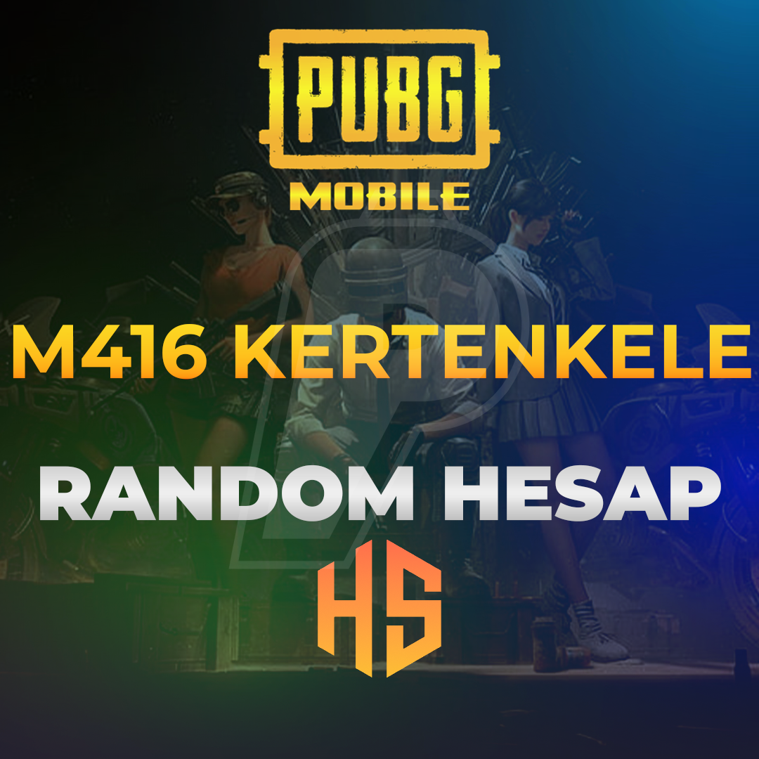 ⭐M416 KERTENKELE⭐ RANDOM HESAP PUBG MOBİLE⭐