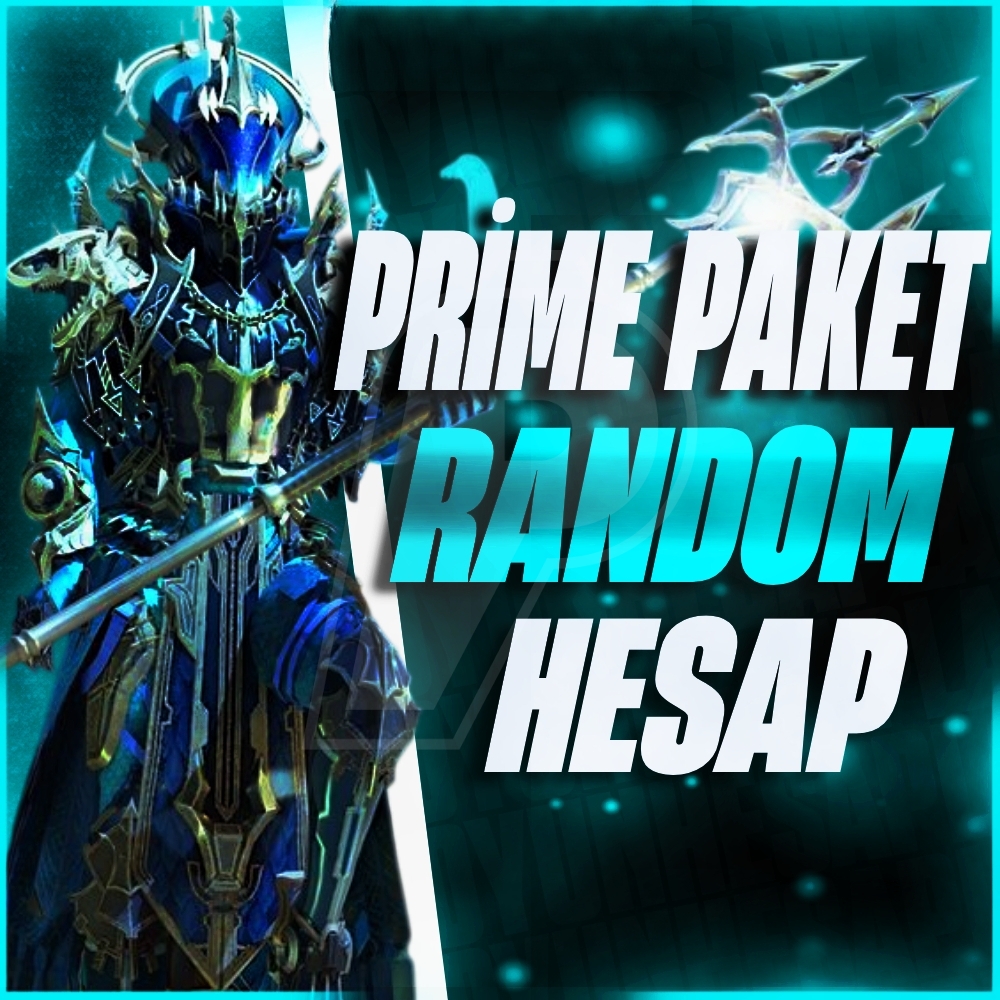 ⭐PRIME PAKET⭐+500 BAŞARILI İŞLEM GÜVENCELİ⭐RANDOM HESAP⭐
