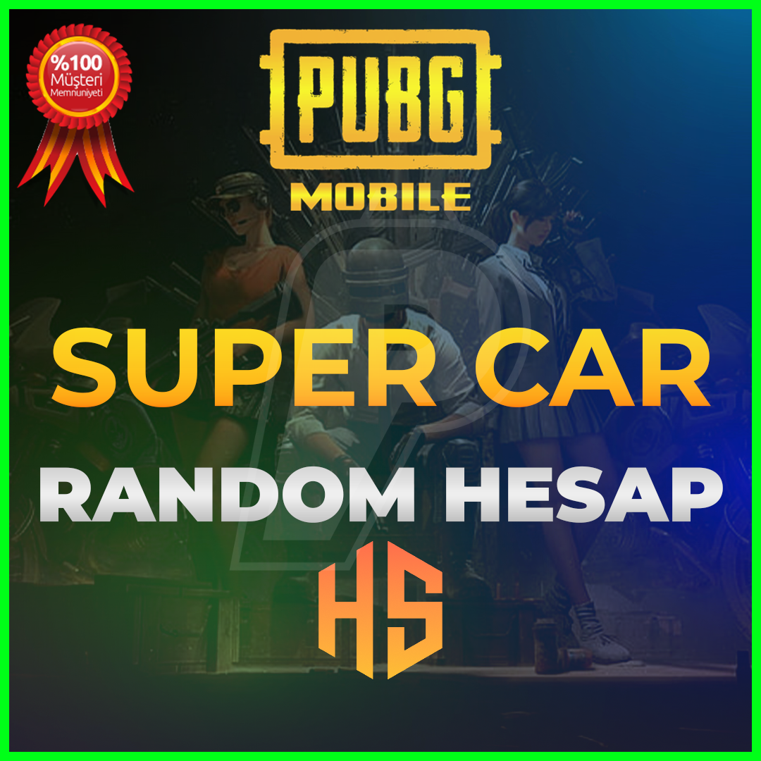 ⭐SUPER CAR⭐RANDOM HESAP PUBG MOBİLE⭐