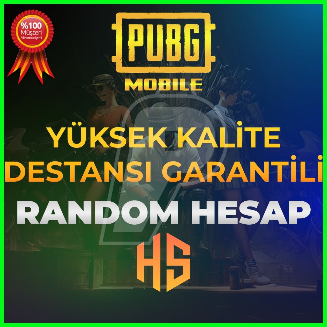 ⭐YÜKSEK KALİTELİ DESTANSI GARANTİLİ⭐%100 GARANTİLİ RANDOM HESAP PUBG MOBİLE⭐