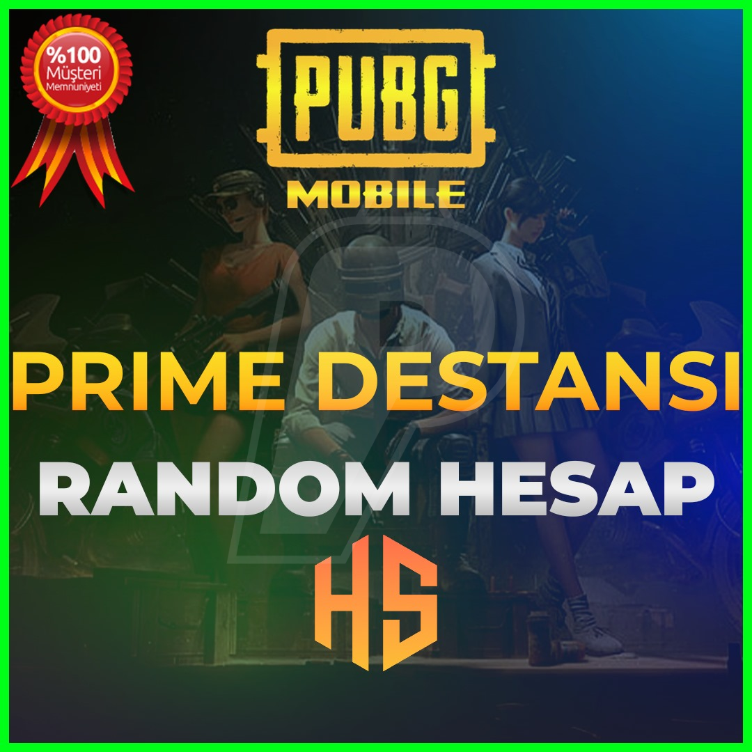 ⭐PRIME DESTANSI⭐RANDOM HESAP PUBG MOBİLE⭐