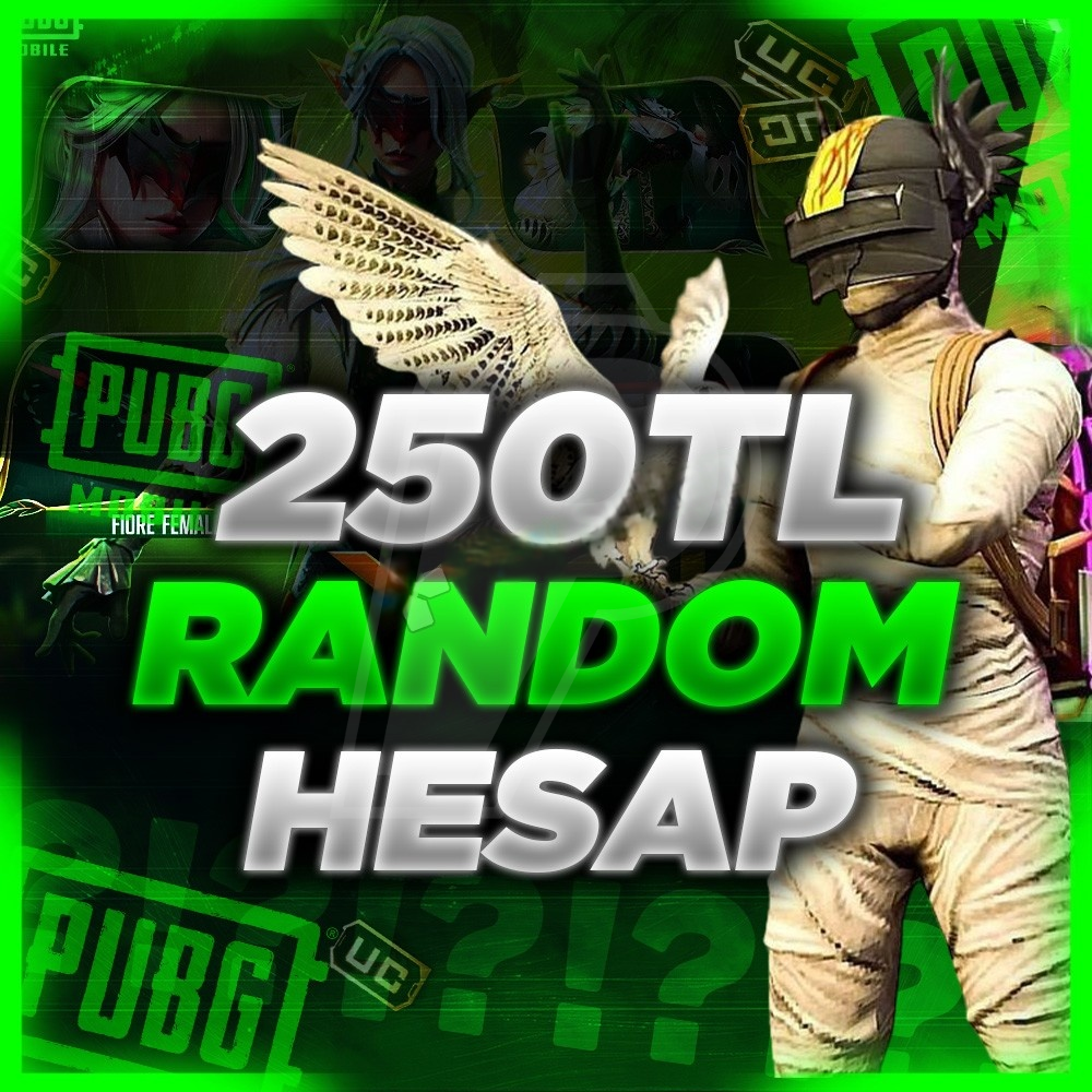 ⭐250₺⭐RANDOM HESAP PUBG MOBİLE⭐