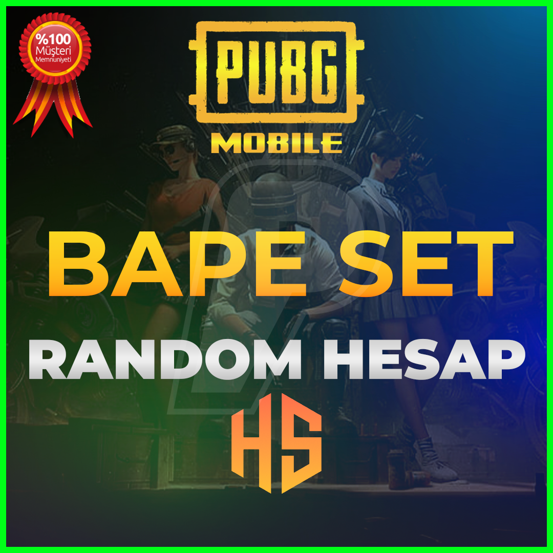 ⭐BAPE SET⭐ RANDOM HESAP PUBG MOBİLE⭐